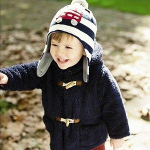 Cute Mini Boden teddy bear coat